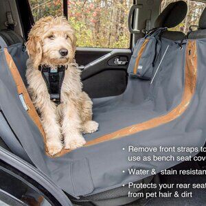 NWOT Kurgo "Wander" Hammock Style Dog Car Seat Cover | Grey